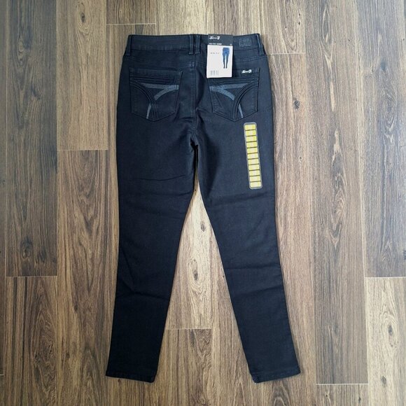 NWT Seven High Rise Skinny Jeans Black Size 12 - Picture 8 of 9
